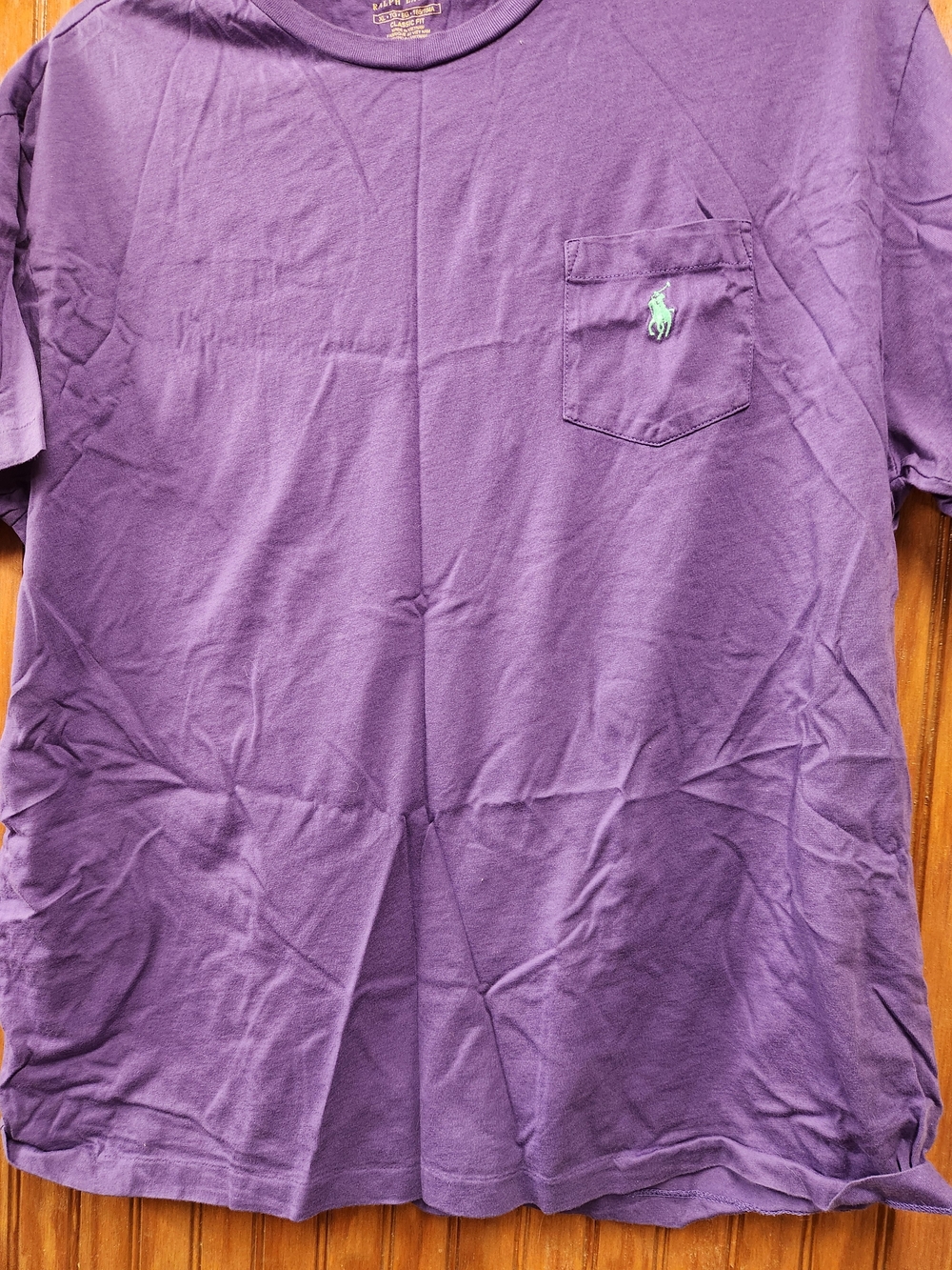 Polo by Ralph Lauren Purple Short-Sleeve Pocket Tee